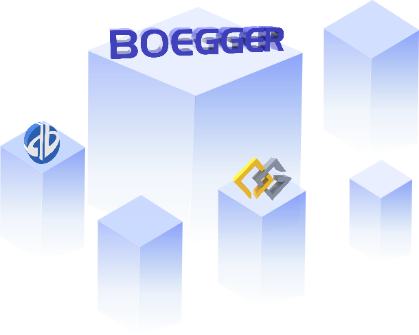 柱形圖顯示了BOEGGER的快速發展。