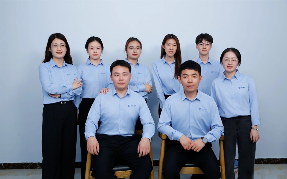 Our column internals and packing team members are wearing blue shirts with company logo.