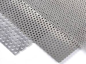 3 types of perforated metal products